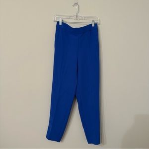 Ann Taylor Blue Straight Leg, High Waist Trousers